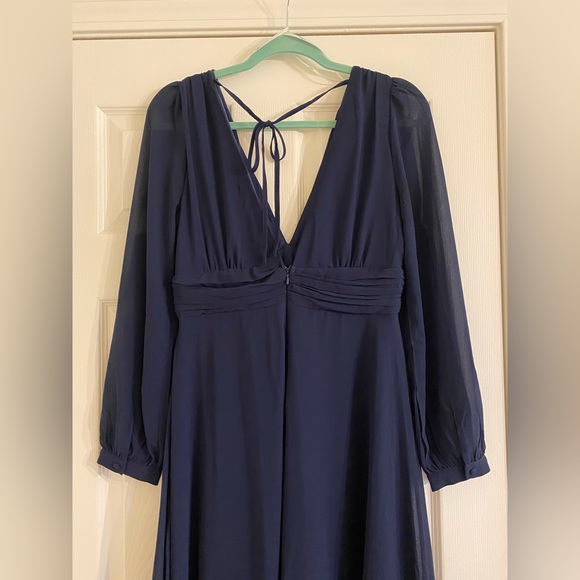 EUC | Lulu's Love You So Dress in Navy - Picture 6 of 14